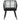 Set mobilier de bistro, 3 piese, negru, poliratan