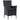 Set de mobilier de exterior, 5 piese, negru, poliratan