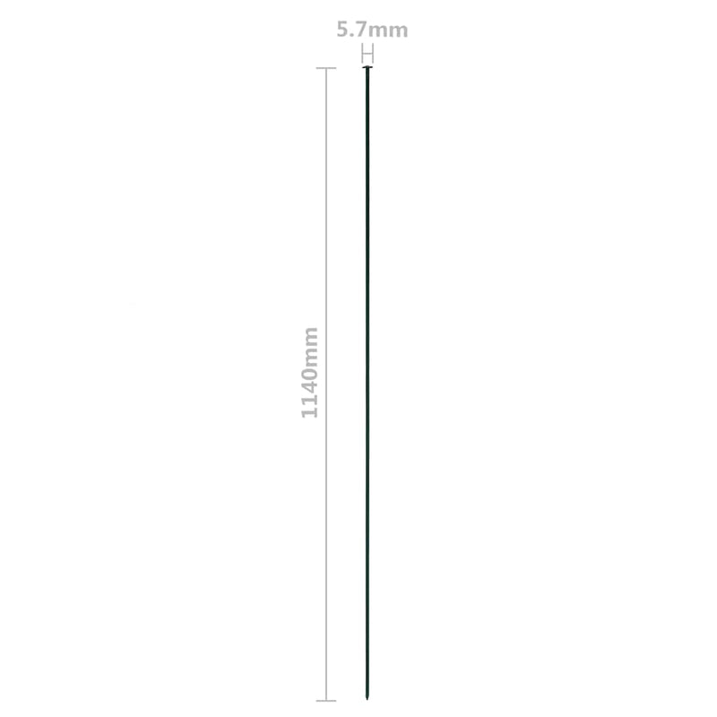 Set gard de grădină, verde, 115 x 79 cm