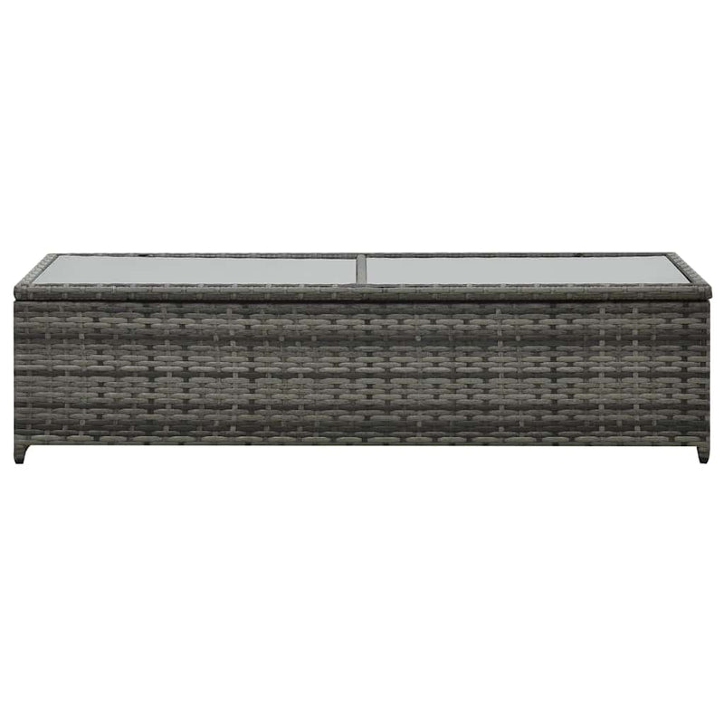 Set mobilier de grădină cu perne, 4 piese, antracit, poliratan