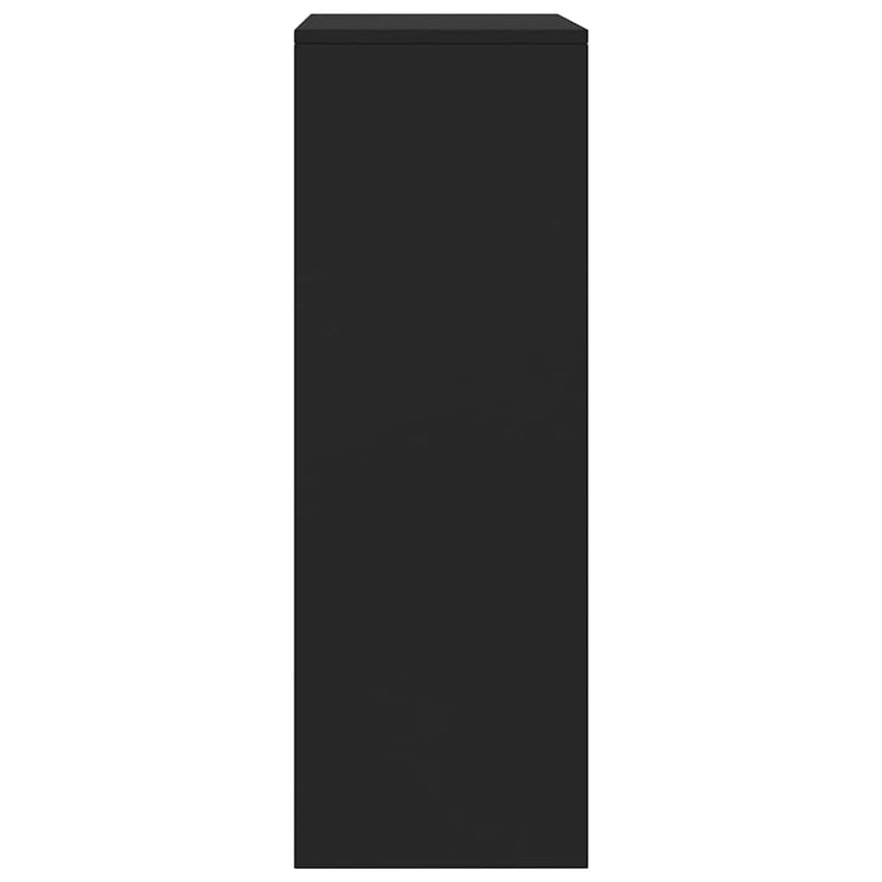 Dulap cu 6 sertare, negru, 50x34x96 cm, lemn prelucrat