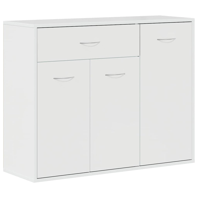 dulap, alb extralucios, 88x30x70 cm, lemn prelucrat