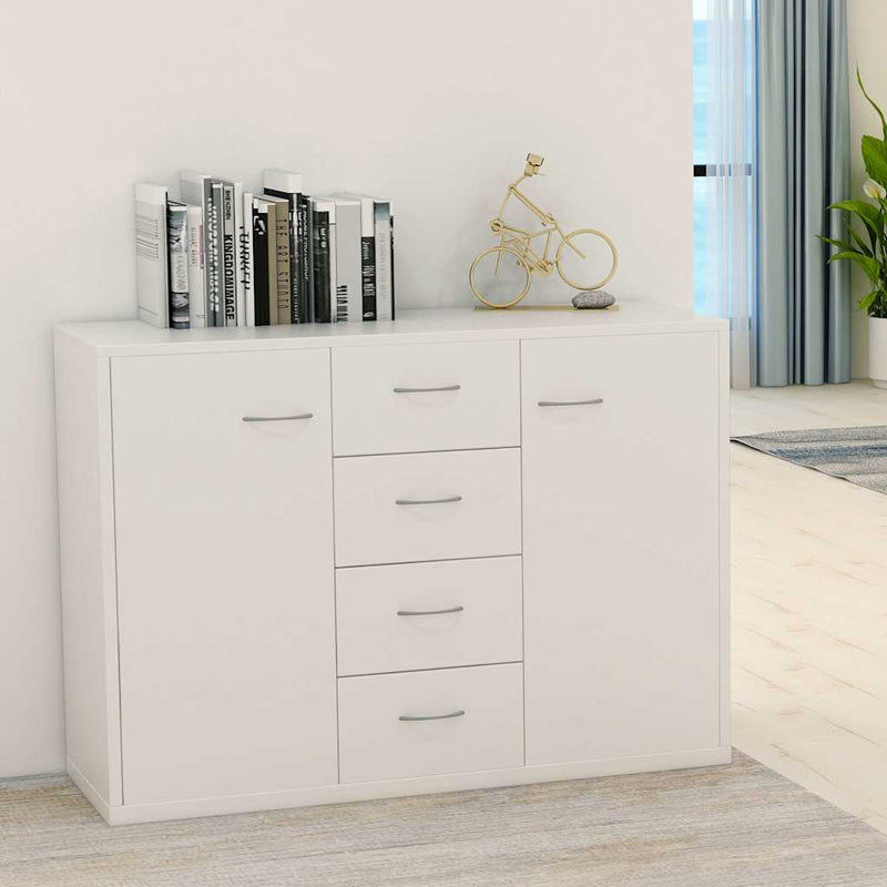 Dulap, alb, 88 x 30 x 65 cm, lemn prelucrat
