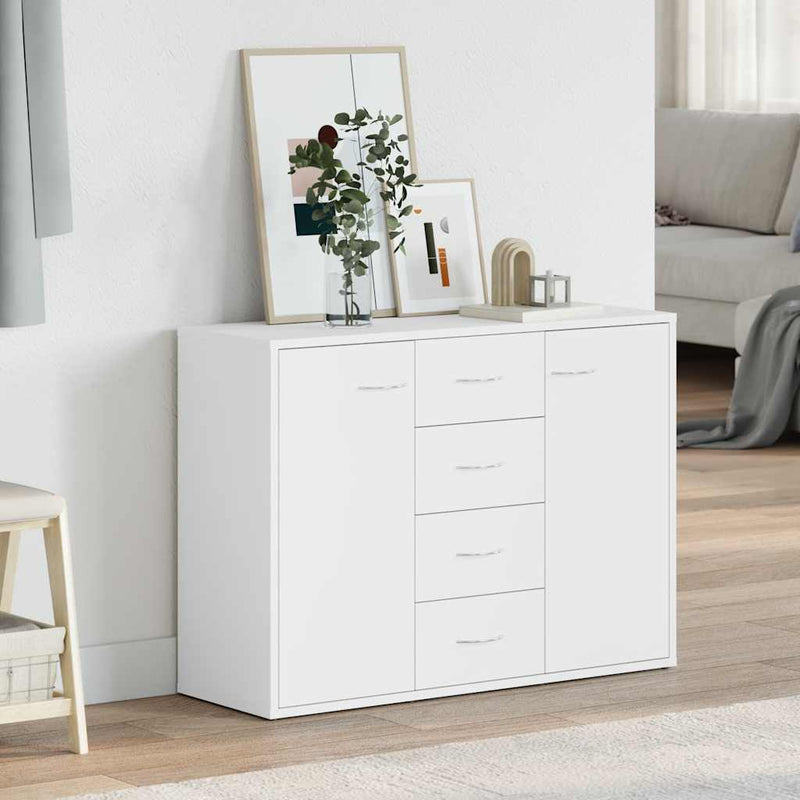 Dulap, alb, 88 x 30 x 65 cm, lemn prelucrat