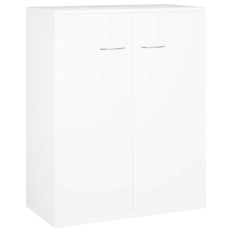 Dulap, alb, 60x30x75 cm, lemn prelucrat
