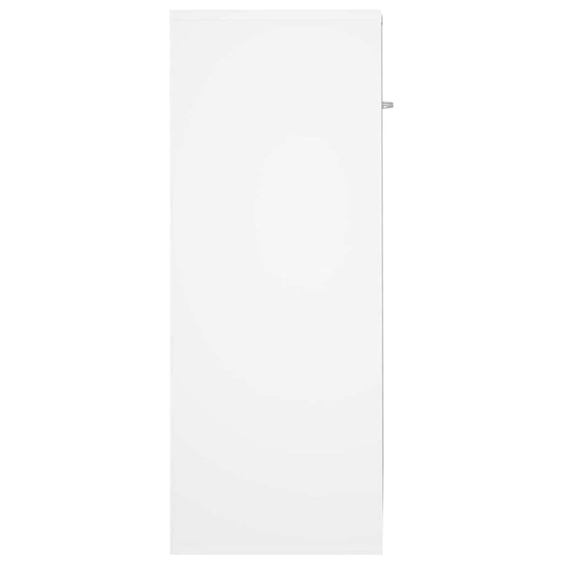 Dulap, alb, 60x30x75 cm, lemn prelucrat