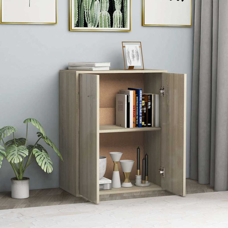 Dulap, stejar Sonoma, 60 x 30 x 75 cm, lemn prelucrat