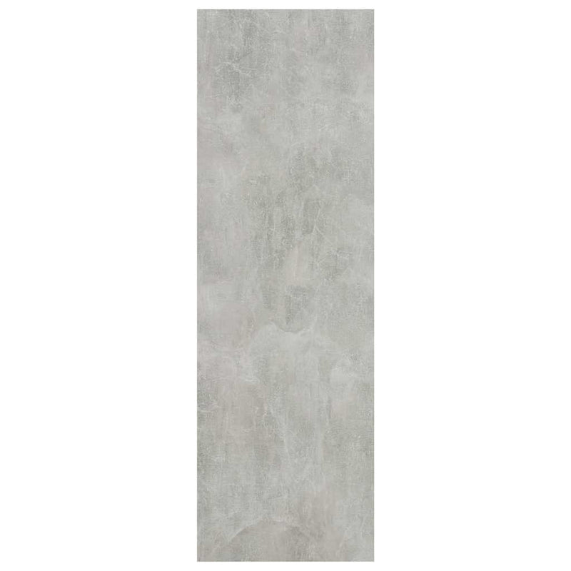 Bibliotecă, gri beton, 40x24x75 cm, lemn prelucrat