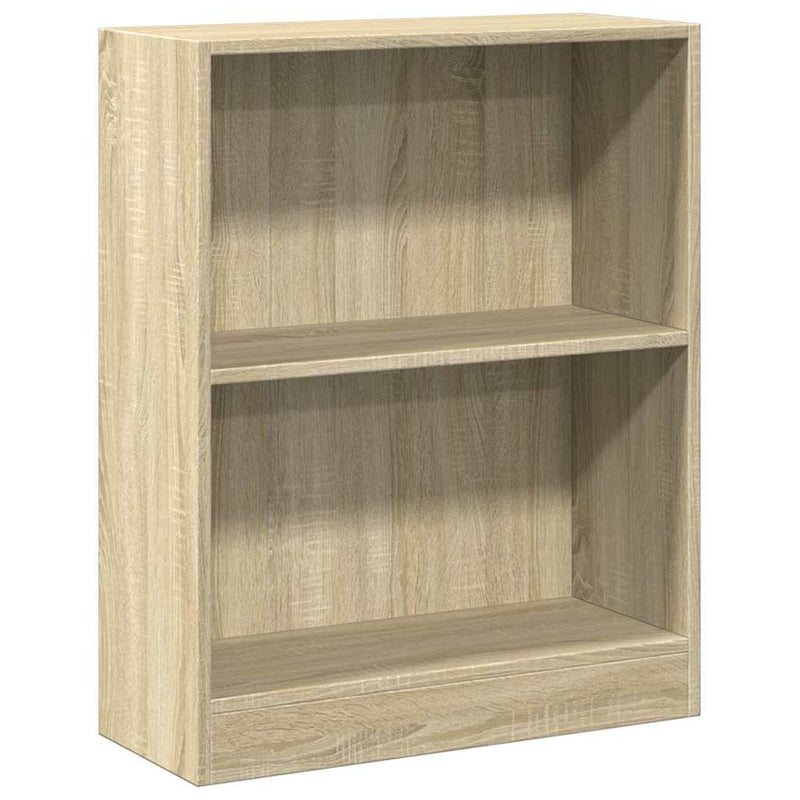 Bibliotecă, stejar sonoma, 60x24x76 cm, lemn compozit