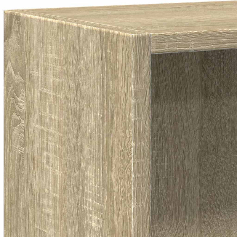 Bibliotecă, stejar sonoma, 60x24x76 cm, lemn compozit