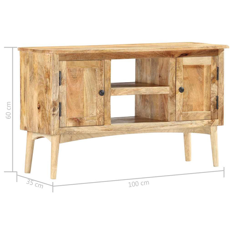 Dulap, 100x35x60 cm, lemn masiv de mango