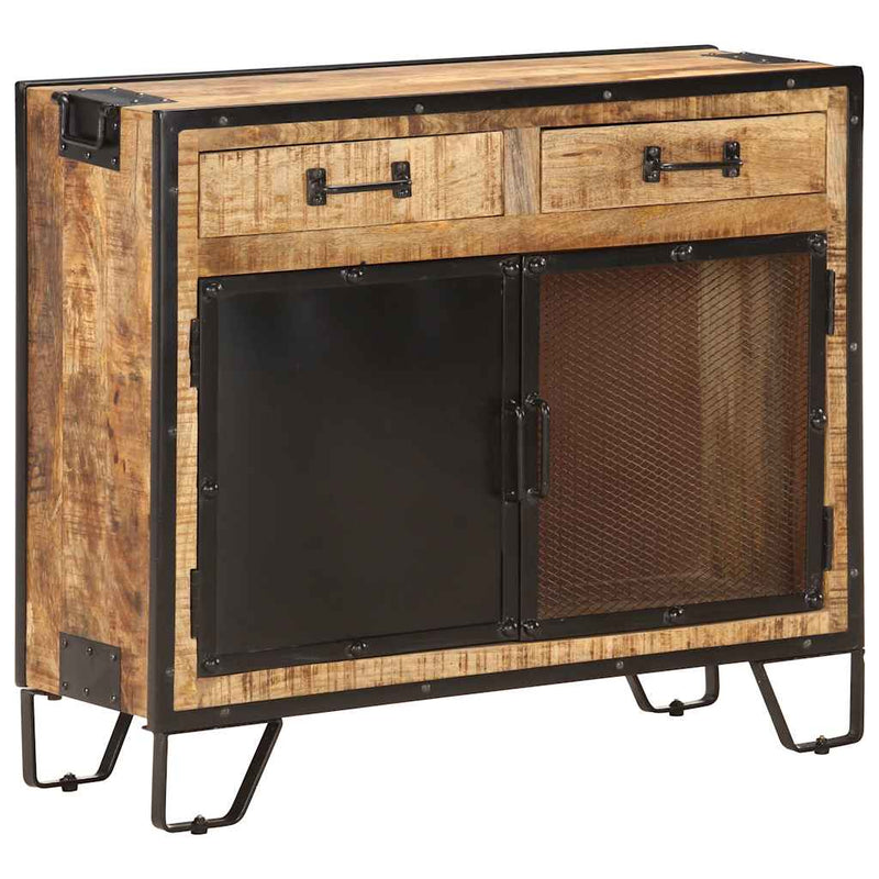 Dulap, 80x31x71 cm, lemn masiv de mango nefinisat