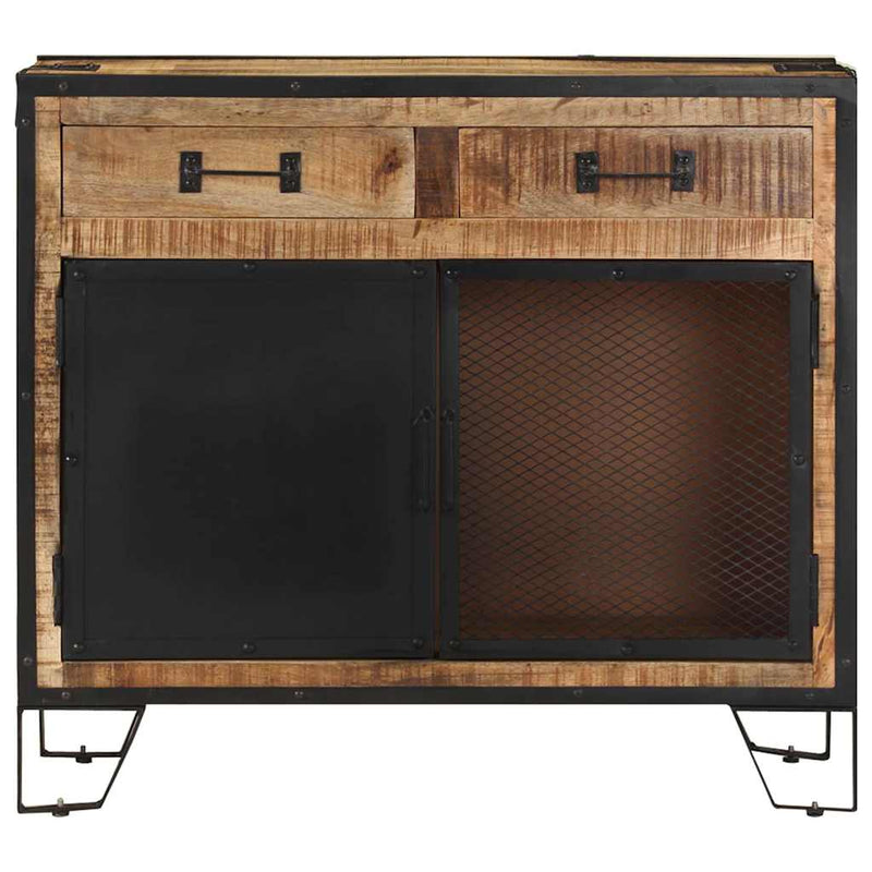 Dulap, 80x31x71 cm, lemn masiv de mango nefinisat