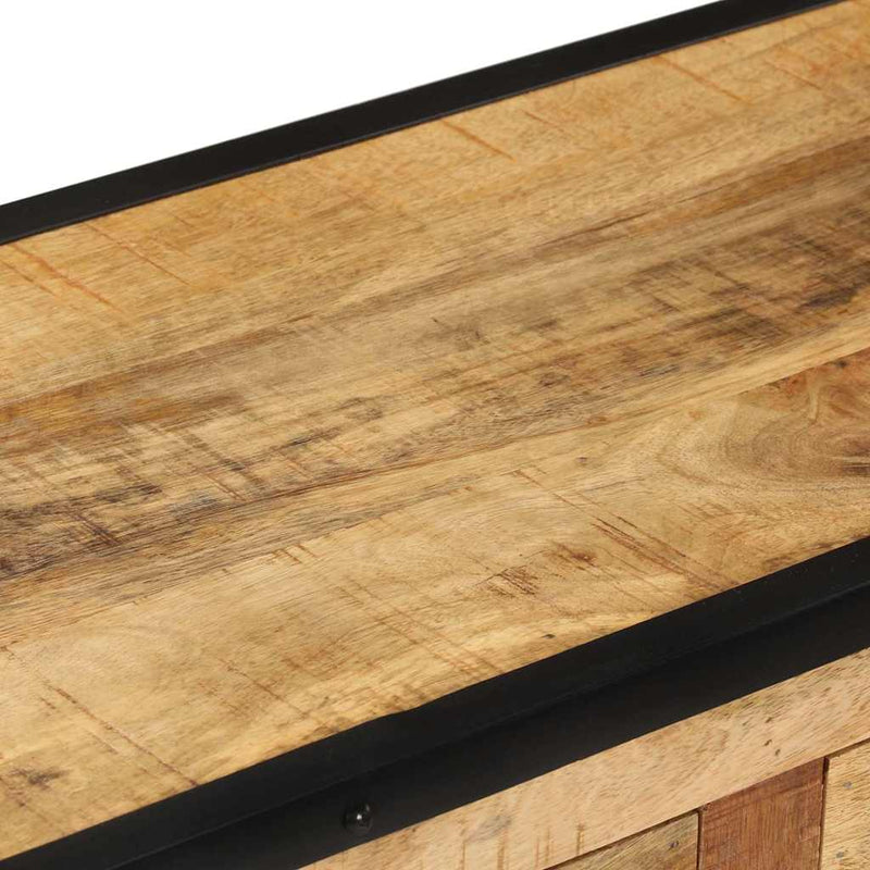 Dulap, 80x31x71 cm, lemn masiv de mango nefinisat