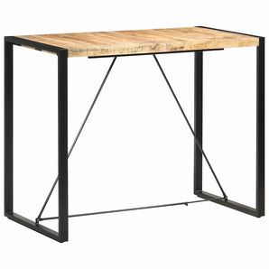 Masă de bar, 140 x 70 x 110 cm, lemn masiv de mango