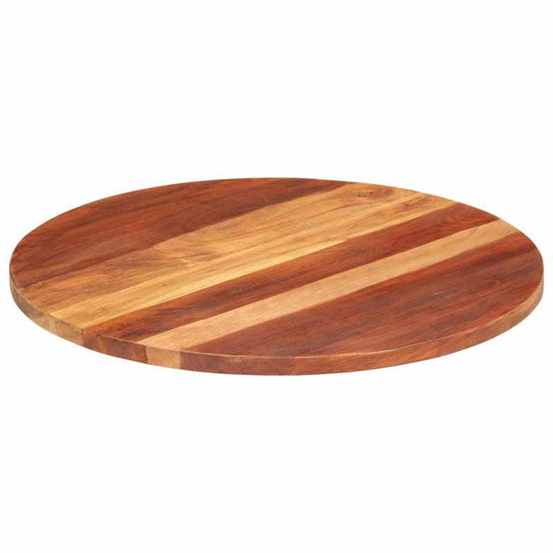 Blat de masă rotund, 70 cm, 25-27 mm, lemn masiv acacia