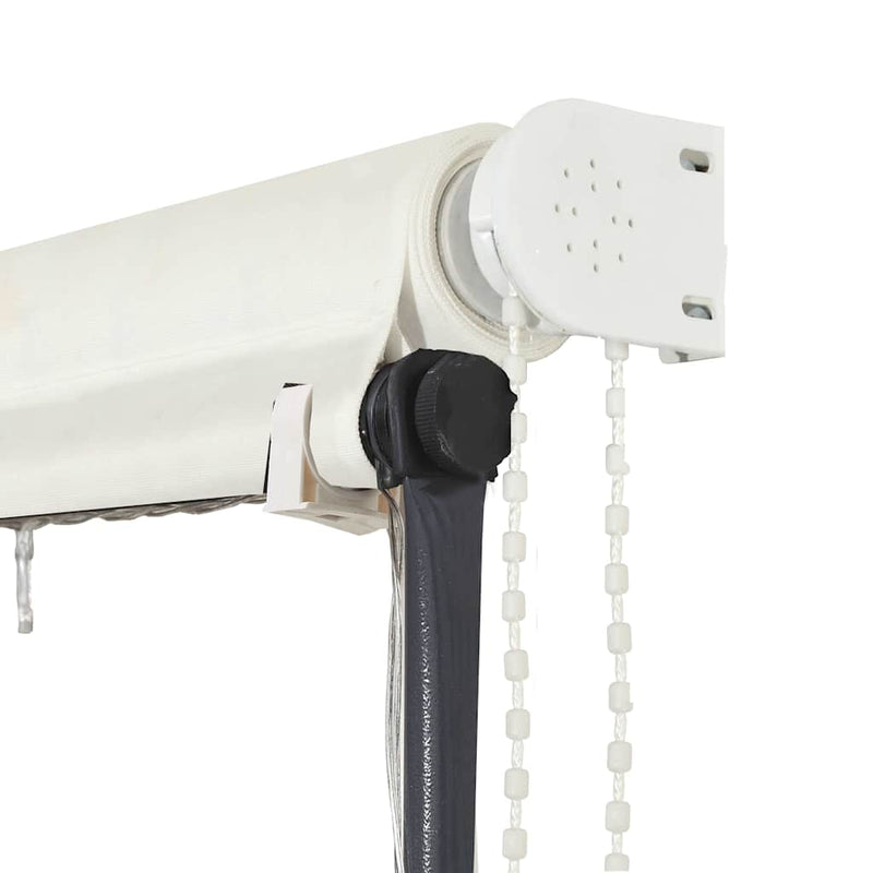 Copertină retractabilă cu LED, crem, 350 x 150 cm