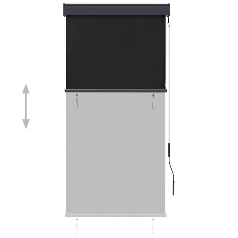 Jaluzea tip rulou de exterior, antracit, 80 x 250 cm