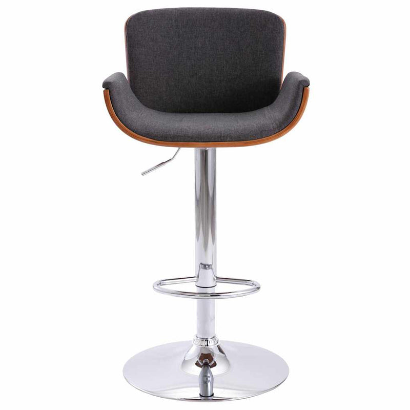Scaun de bar, gri, material textil