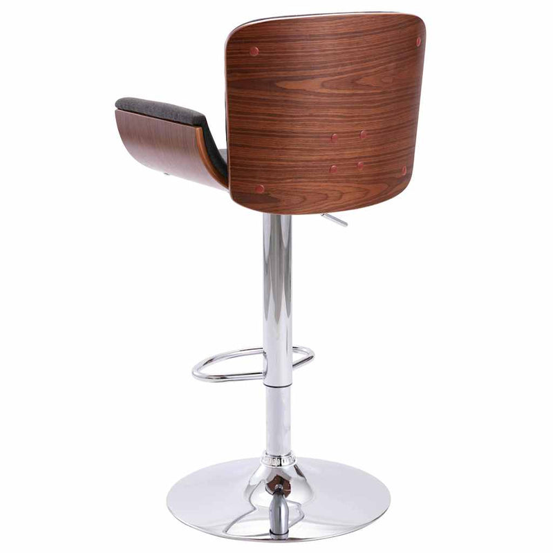 Scaun de bar, gri, material textil