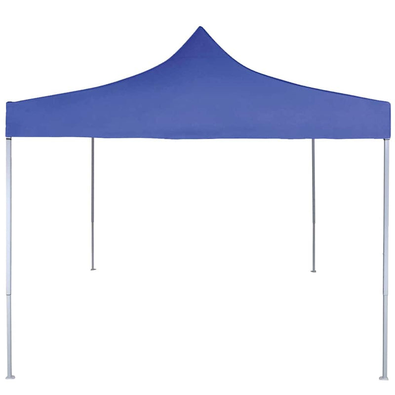 Cort de petrecere pliabil profesional, albastru, 2 x 2 m, oțel