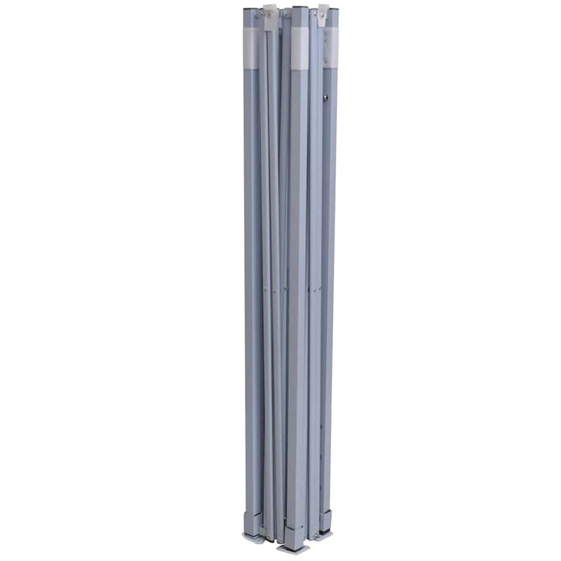 Cort de petrecere pliabil profesional, crem, 2 x 2 m, oțel