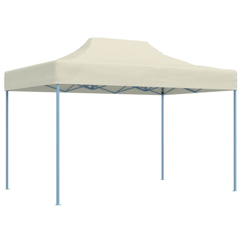 Cort de petrecere pliabil profesional, crem, 3 x 4 m, oțel