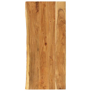 Blat lavoar de baie, 140x52x2,5 cm, lemn masiv de acacia