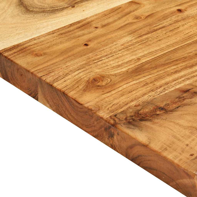 Blat lavoar de baie, 140x52x3,8 cm, lemn masiv de acacia