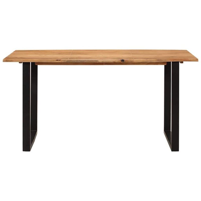 Masă de bucătărie, 154x80x76 cm, lemn masiv de acacia