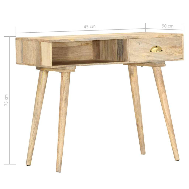 Masă consolă, 90 x 45 x 75 cm, lemn masiv de mango