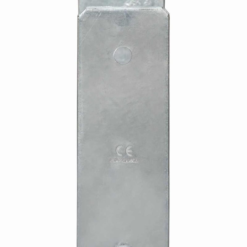 Ancore de gard, 6 buc., argintiu, 7x6x60 cm, oțel galvanizat