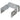 Ancore de gard, 6 buc., argintiu, 12x6x15 cm, oțel galvanizat