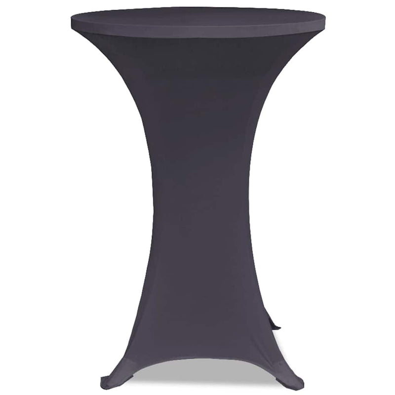 Husă de masă elastică, 4 buc., antracit, 70 cm