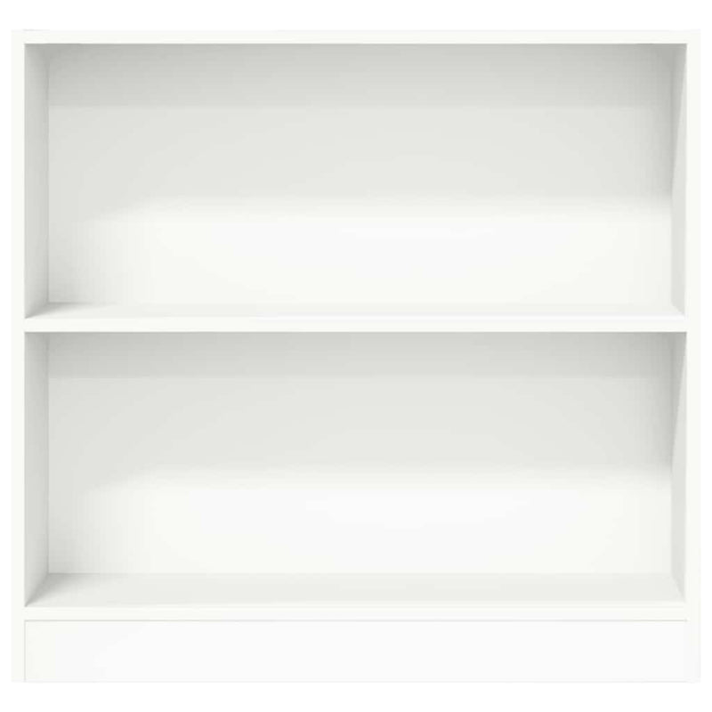 Bibliotecă, alb, 80x24x75 cm, lemn prelucrat