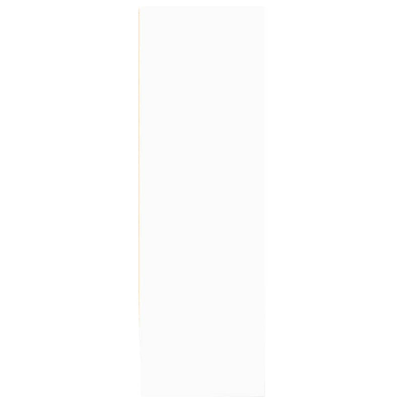 Bibliotecă, alb, 80x24x75 cm, lemn prelucrat