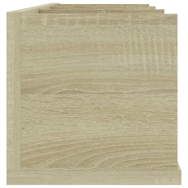 Raft de perete CD-uri stejar Sonoma 75x18x18 cm lemn prelucrat