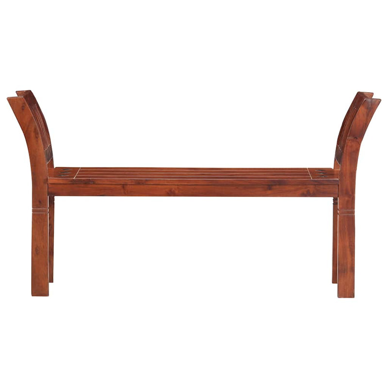 Bancă, 111 cm, lemn masiv de acacia