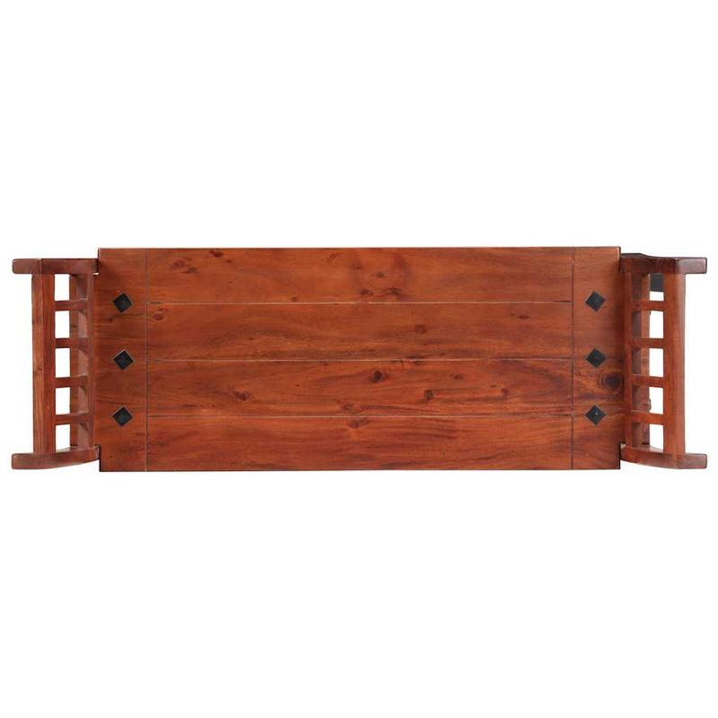 Bancă, 111 cm, lemn masiv de acacia