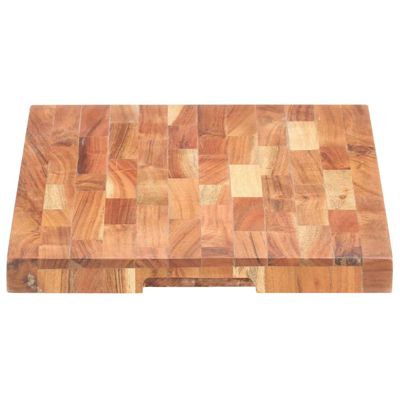Placă de tocat, 50x35x4 cm, lemn masiv de acacia