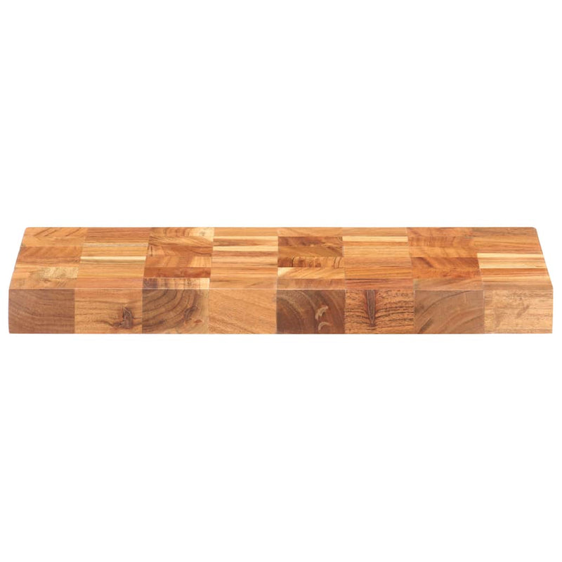 Placă de tocat, 40 x 30 x 3,8 cm, lemn masiv de acacia