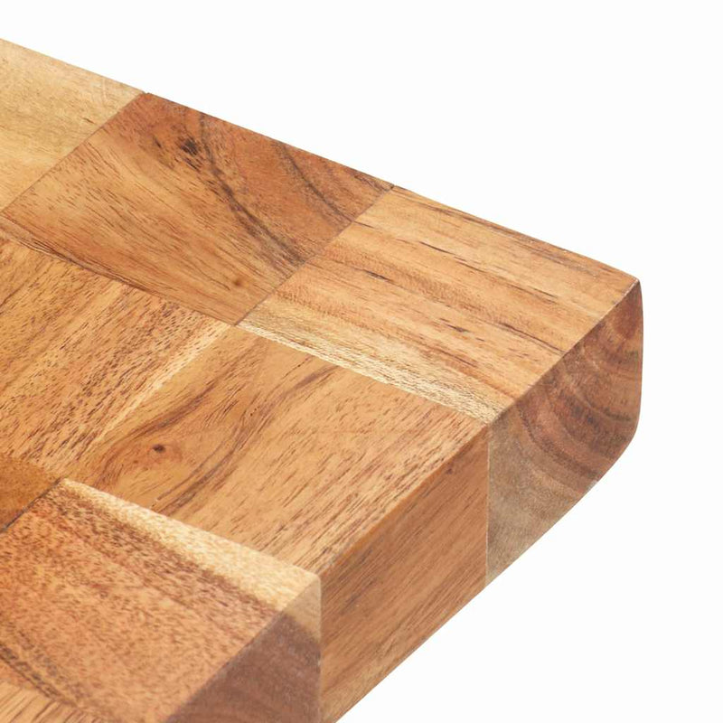 Placă de tocat, 40 x 30 x 3,8 cm, lemn masiv de acacia