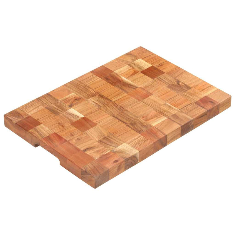 Placă de tocat, 50 x 34 x 3,8 cm, lemn masiv de acacia