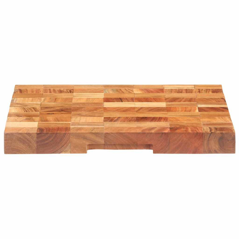 Placă de tocat, 50 x 34 x 3,8 cm, lemn masiv de acacia