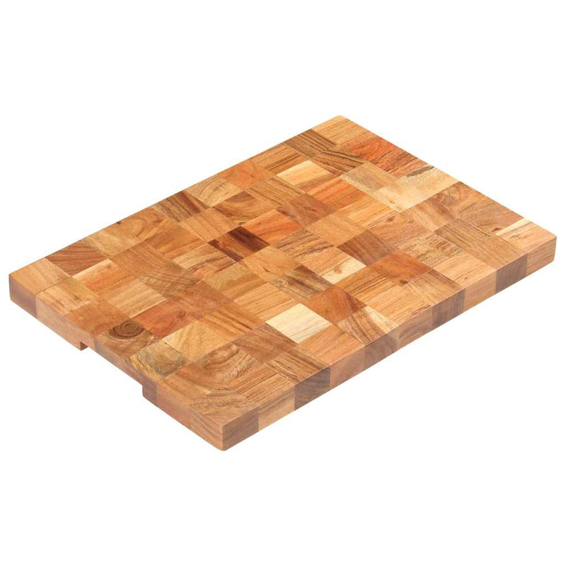 Placă de tocat, 50 x 34 x 3,8 cm, lemn masiv de acacia