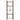 Bibliotecă cu 5 rafturi, 60 x 30 x 180 cm, lemn masiv reciclat