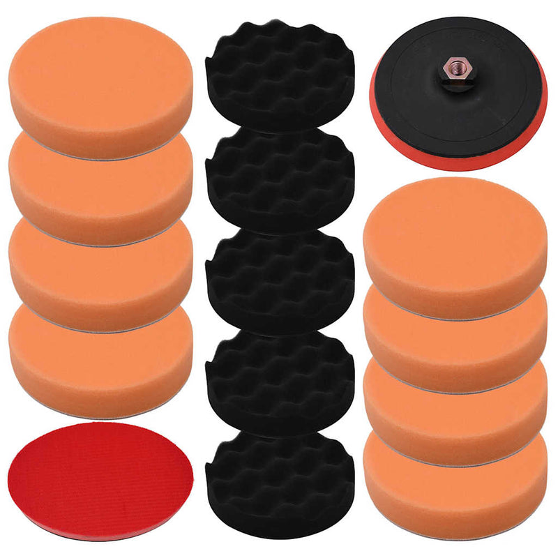 Set bureți de lustruire, 14 piese, 150 mm