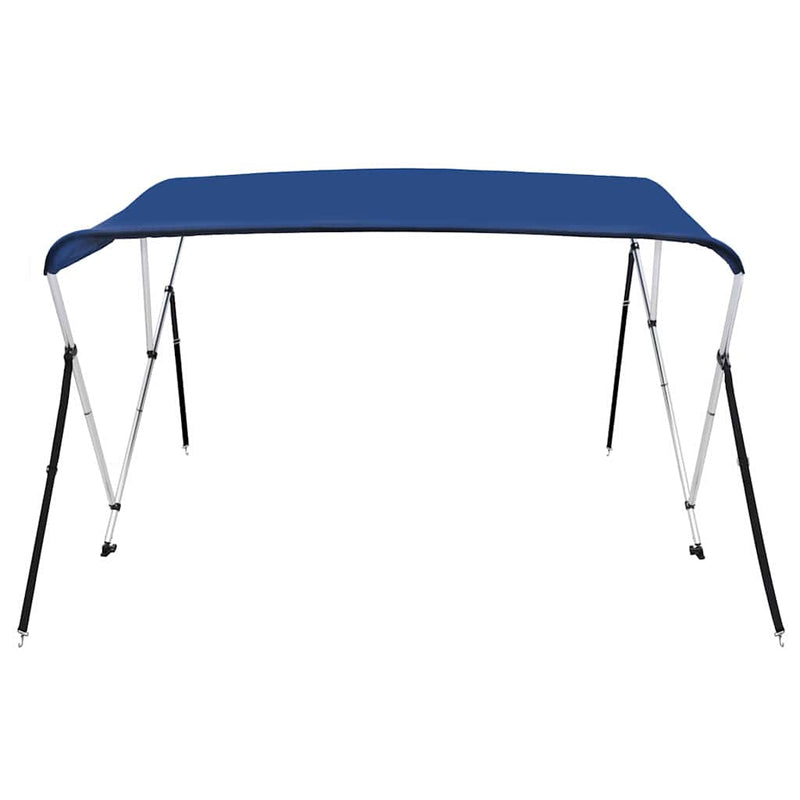 Parasolar barcă Bimini cu 3 arcuri, albastru, 183x160x137 cm