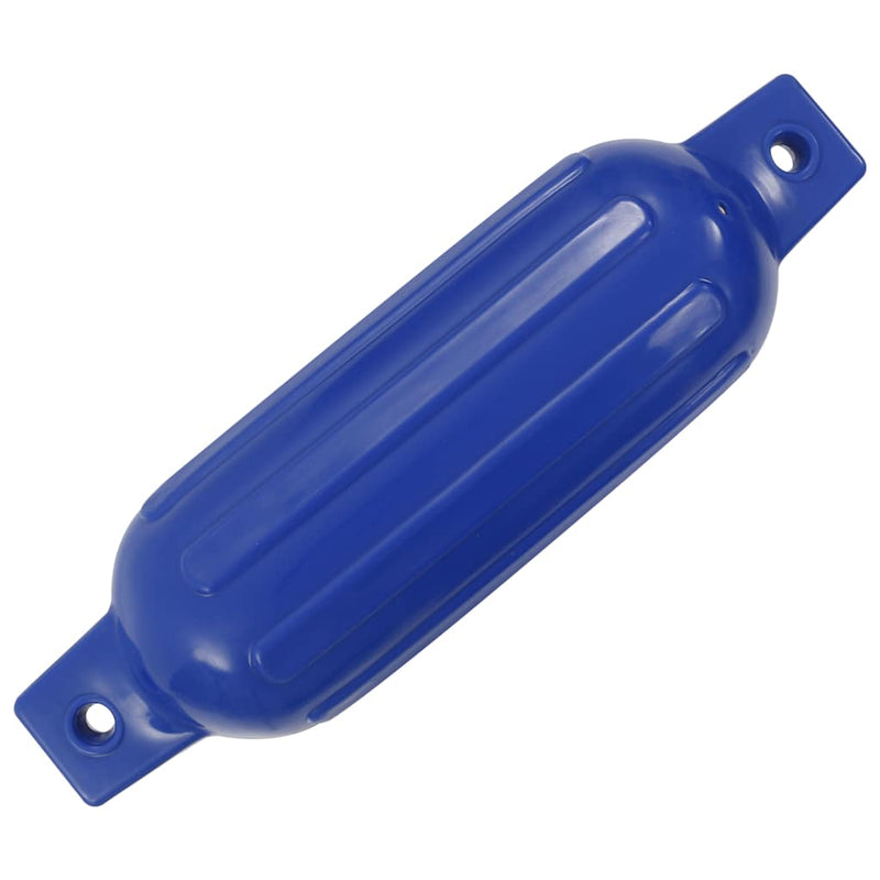 Bară de protecție barcă, 4 buc., albastru, Ø 11x40 cm, PVC