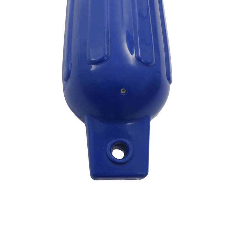 Bară de protecție barcă, 4 buc., albastru, Ø 11x40 cm, PVC